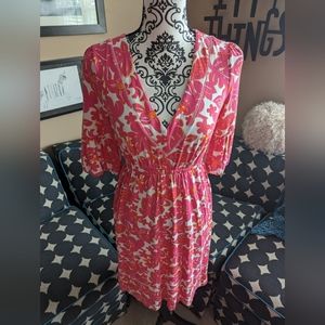 Pink floral knit dress XS Lilly Pulitzer